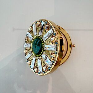 Vintage Collectible Compact ESTEE LAUDER VINTAGE JADE STARLIGHT POWDER